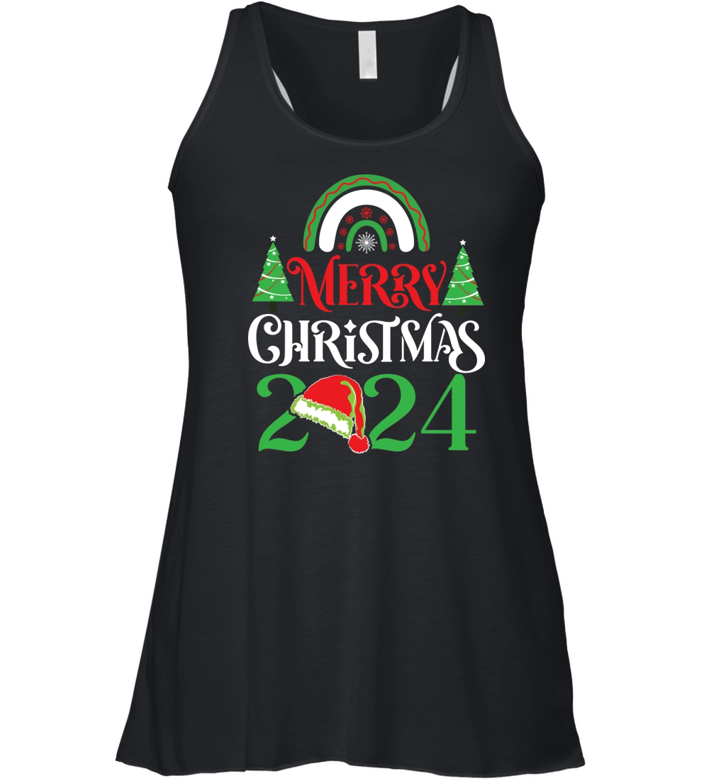 Merry Christmas 2024 59 Women's Flowy Tank Top