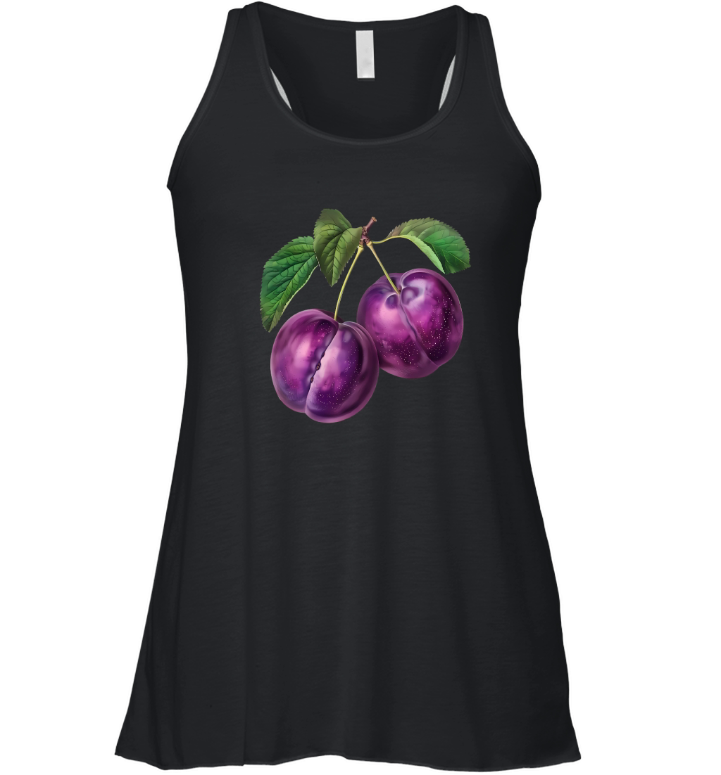 Plums Natures Perfect Snack Vintage Women's Flowy Tank Top