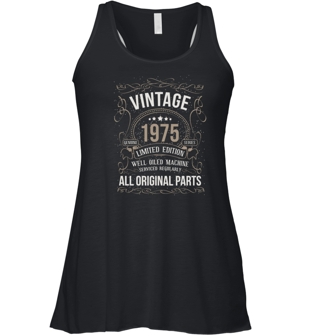 Vintage 1975 45Th Birthday All Original Parts Gift Women's Flowy Tank Top