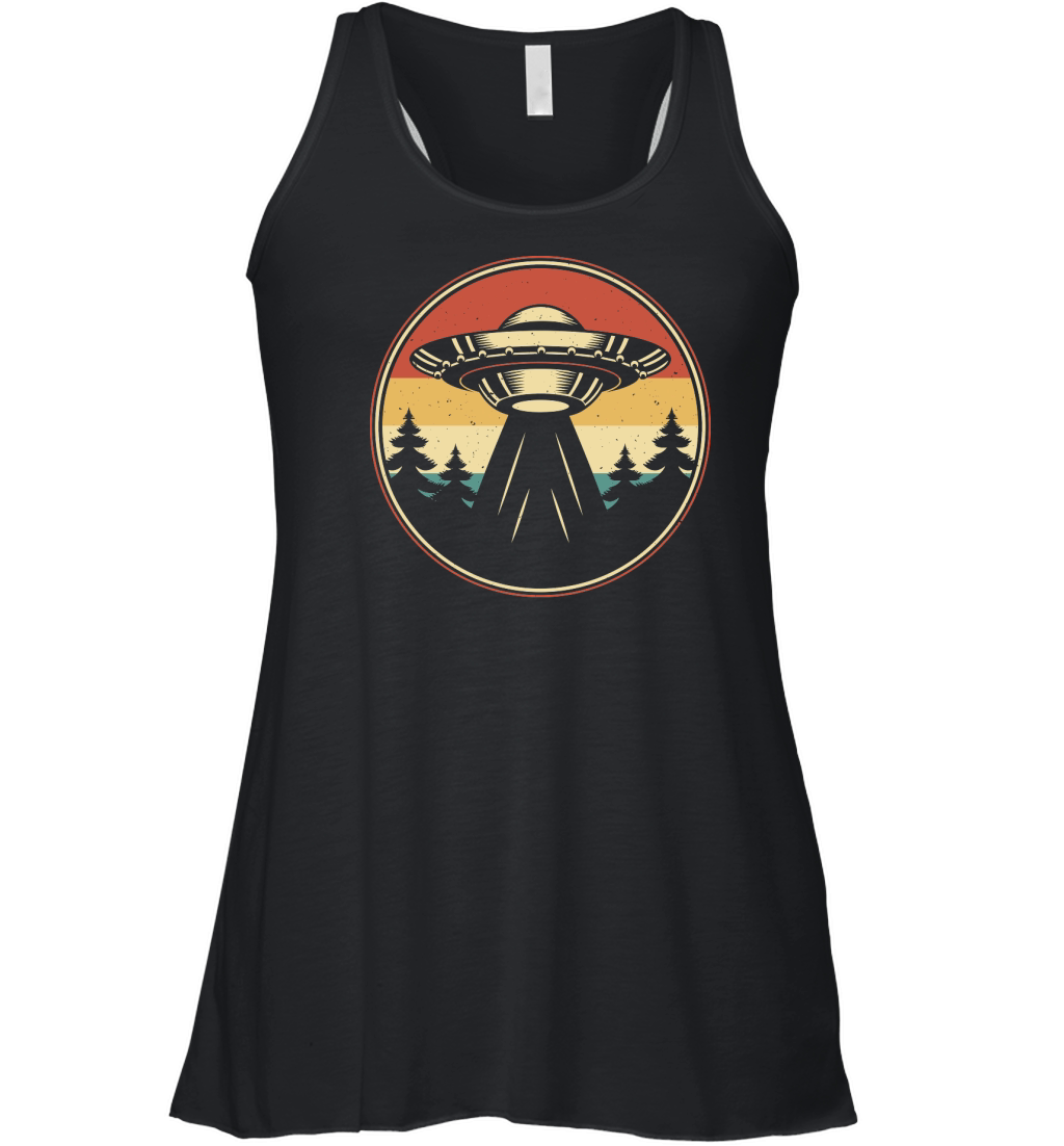 Vintage UFO Alien 40 Women's Flowy Tank Top