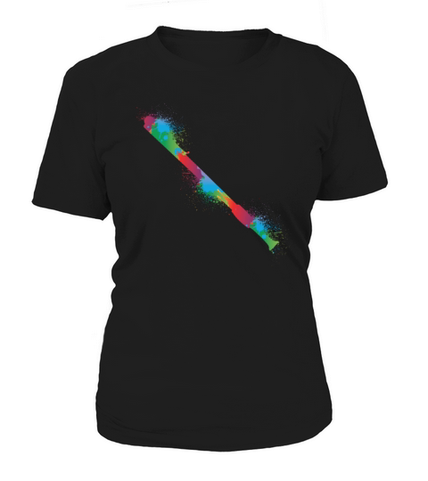 Colorful Flute Retro Music Lover Flutist Women's T-Shirt