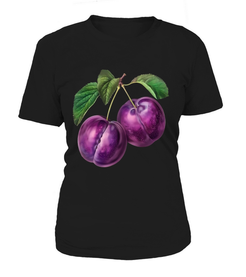 Plums Natures Perfect Snack Vintage Women's T-Shirt