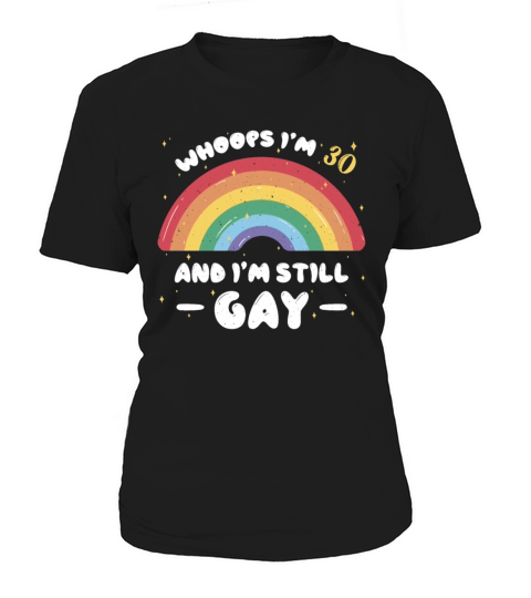 Rainbow Age 30 Years Gay Pride LGBT Pride Month Women's T-Shirt