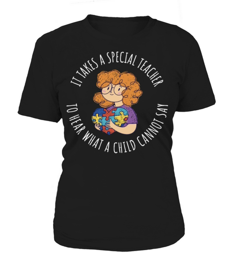 Special Teacher Funny World Autism Day Gift Women's T-Shirt