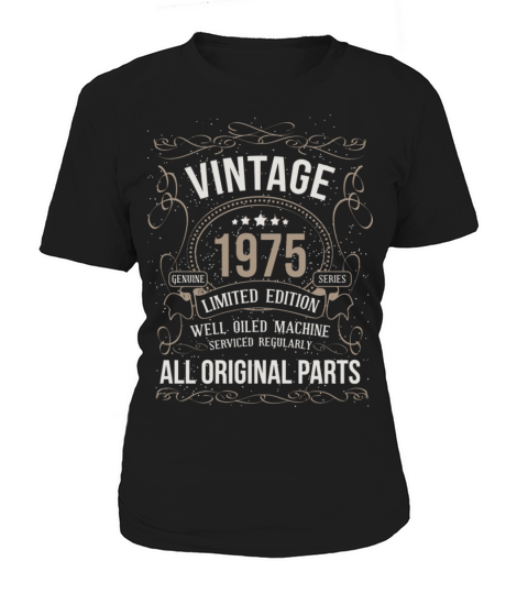 Vintage 1975 45Th Birthday All Original Parts Gift Women's T-Shirt