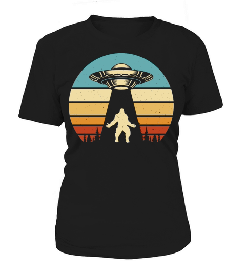 Vintage UFO Alien  Bigfoot 2 Women's T-Shirt
