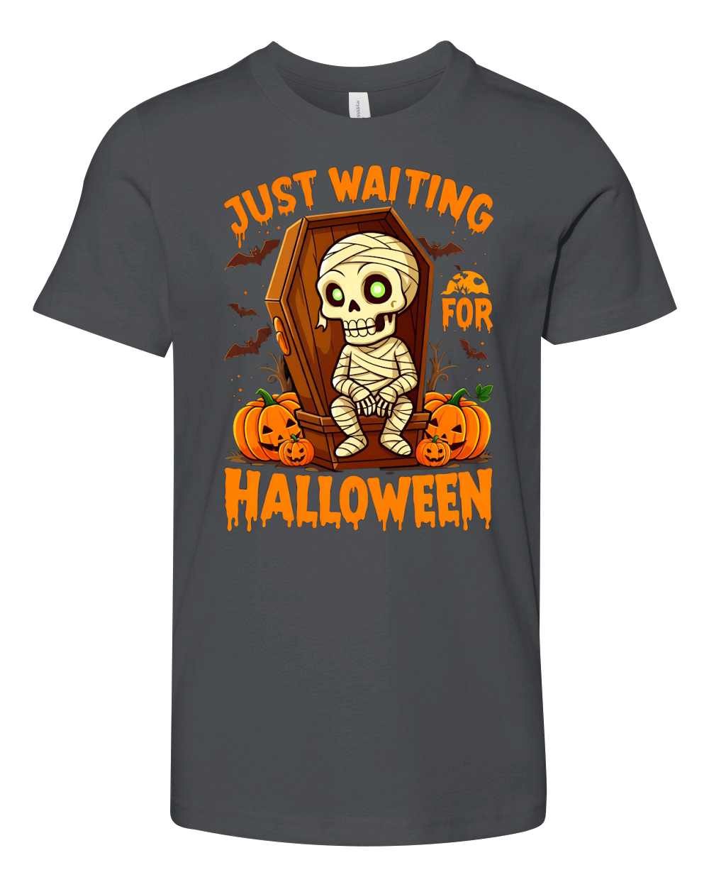 Just waiting for halloween 02 Youth Unisex Jersey Tee