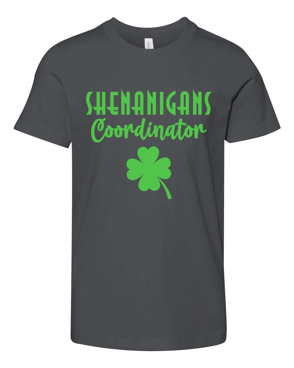 Shenanigans Coordinator Funny Teacher St Patricks Day Youth Unisex Jersey Tee