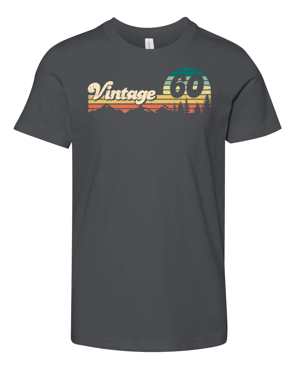 Vintage 1960 62th Birthday 62 Years Gift Bday Youth Unisex Jersey Tee