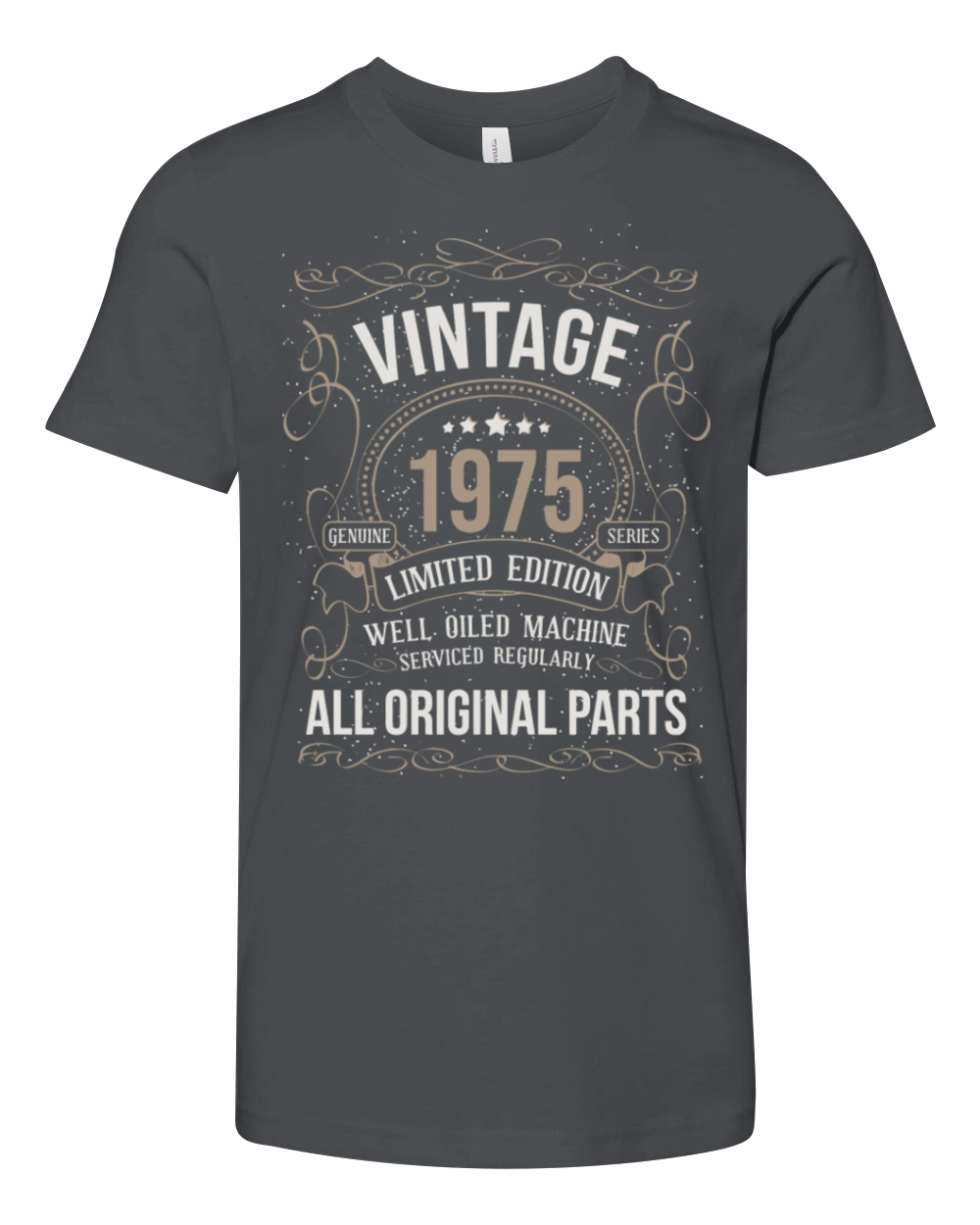 Vintage 1975 45Th Birthday All Original Parts Gift Youth Unisex Jersey Tee