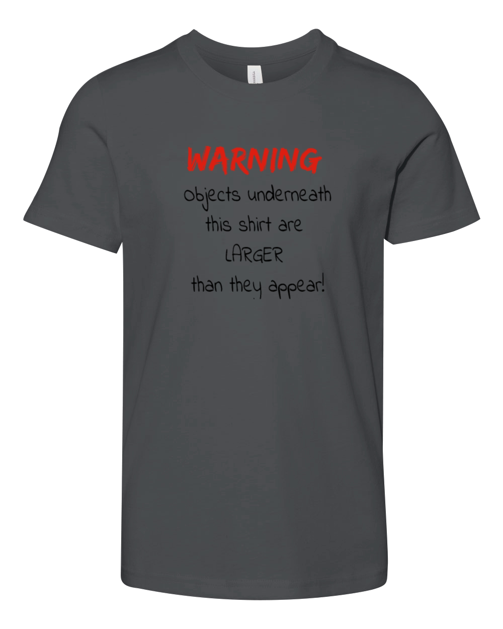 Warning Statement Youth Unisex Jersey Tee