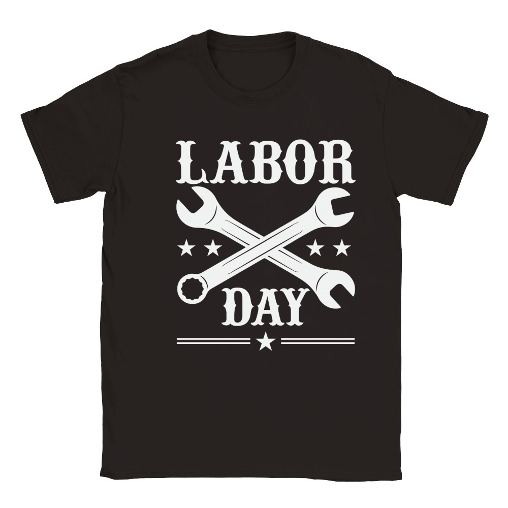 Happy Labor Day Classic Kids Crewneck T-shirt