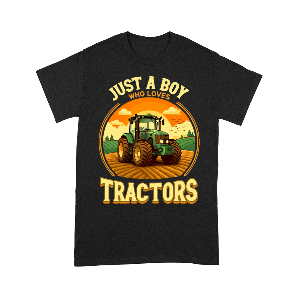 Just A Boy Who Tractor 8 Comfort T-shirt