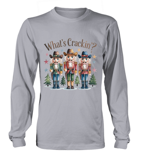 Whats Crackin Vintage Christmas 02 Long sleeved Unisex