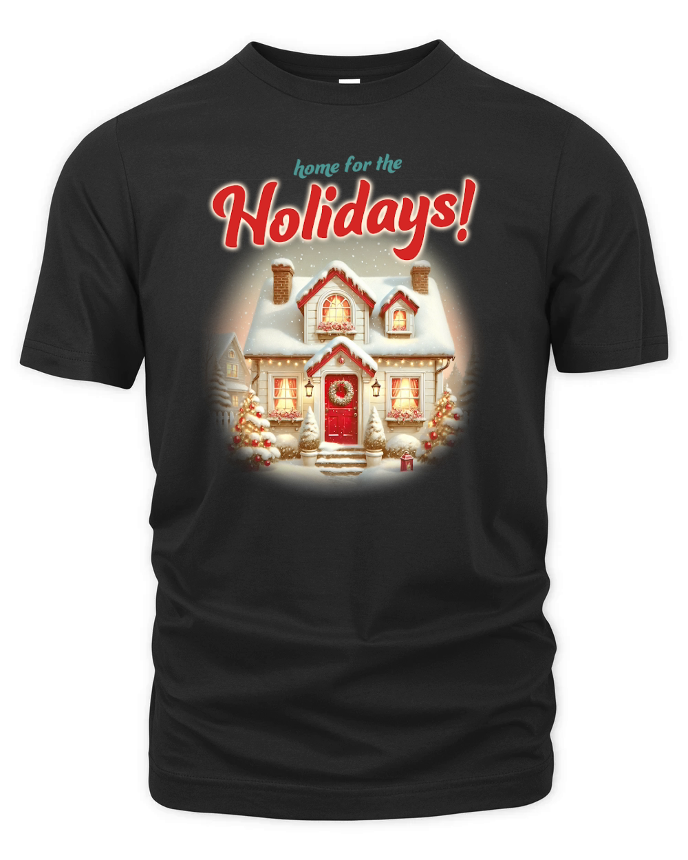 Home for the Holidays Organic Unisex T-shirt