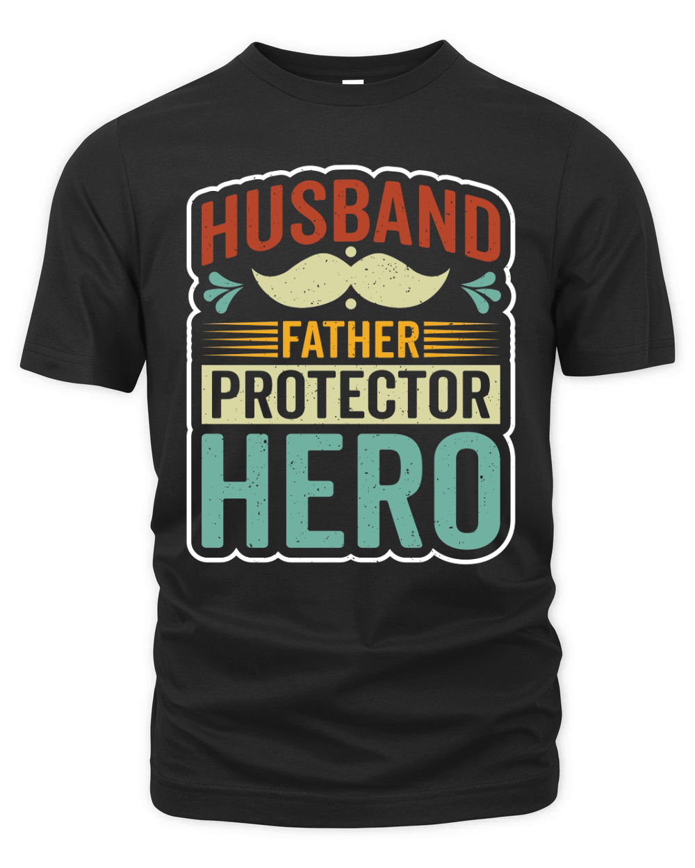 Husband father protector hero Organic Unisex T-shirt
