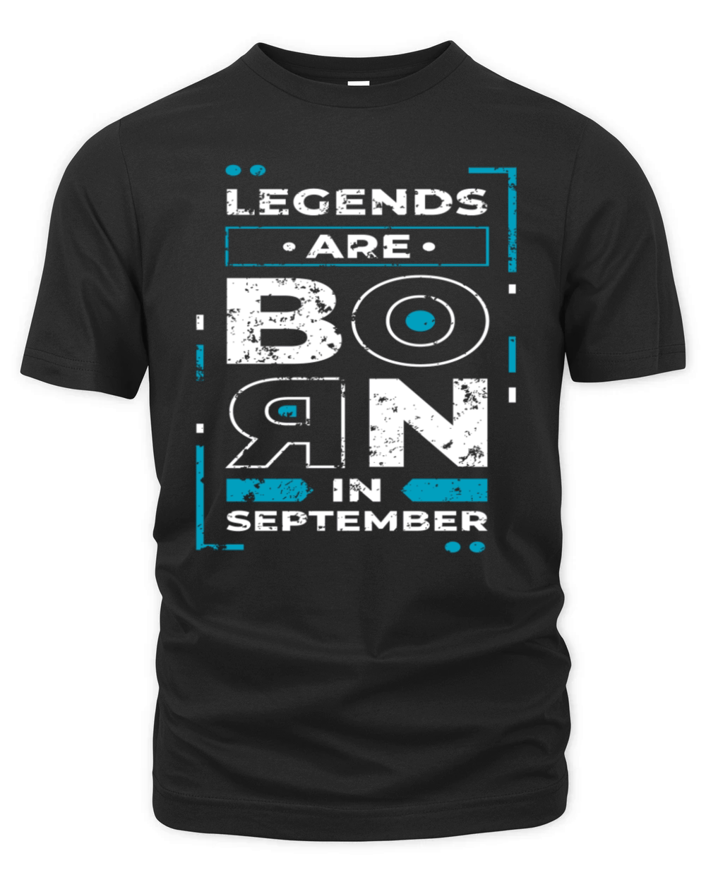 Legend Are Born In September Organic Unisex T-shirt