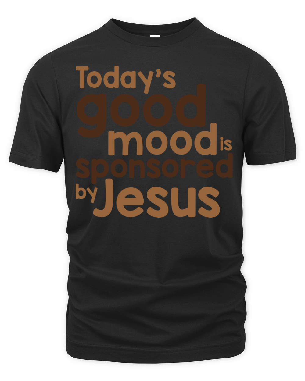Todays Good Mood is Sponsored By Jesus Organic Unisex T-shirt