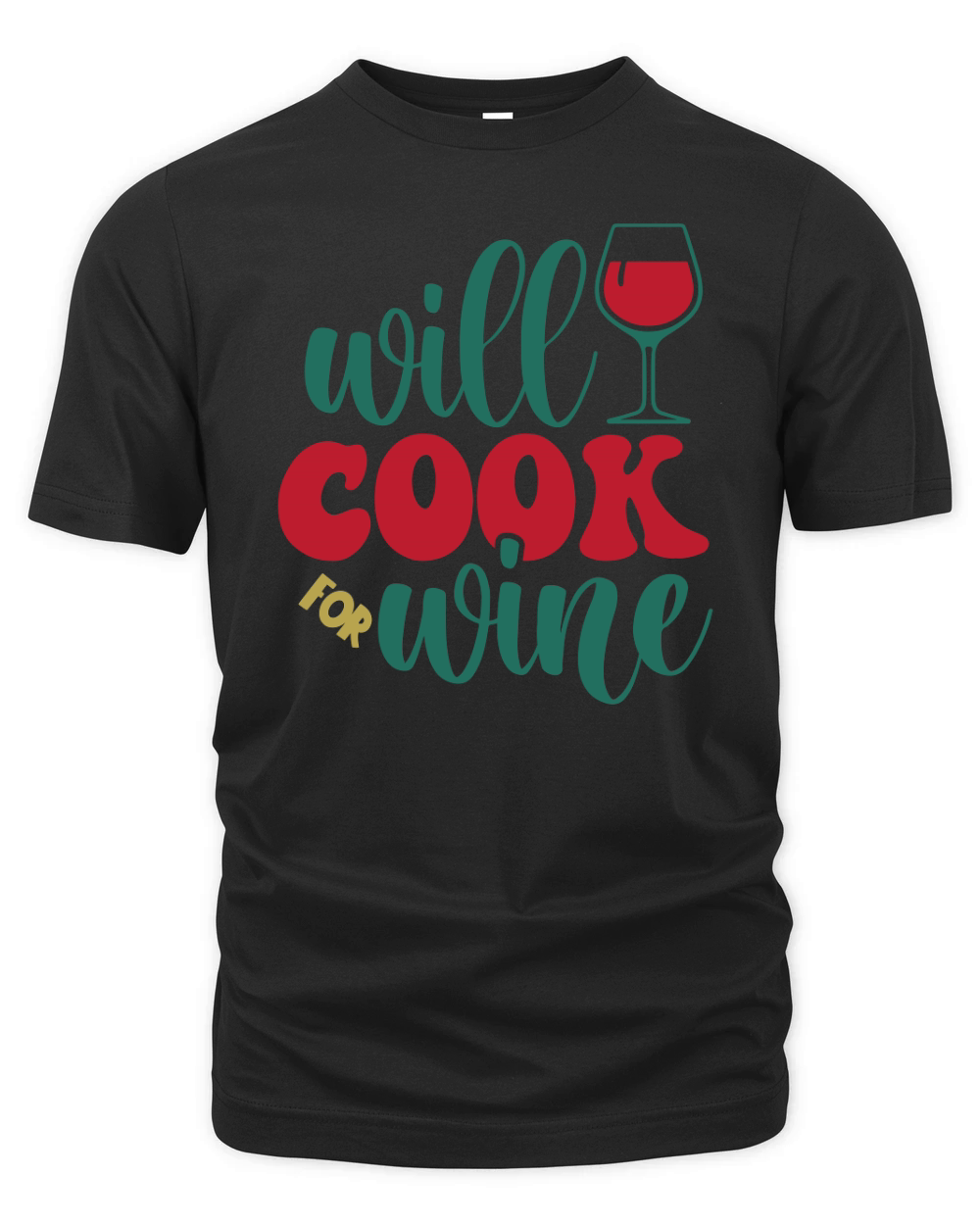 will cook for wine Organic Unisex T-shirt