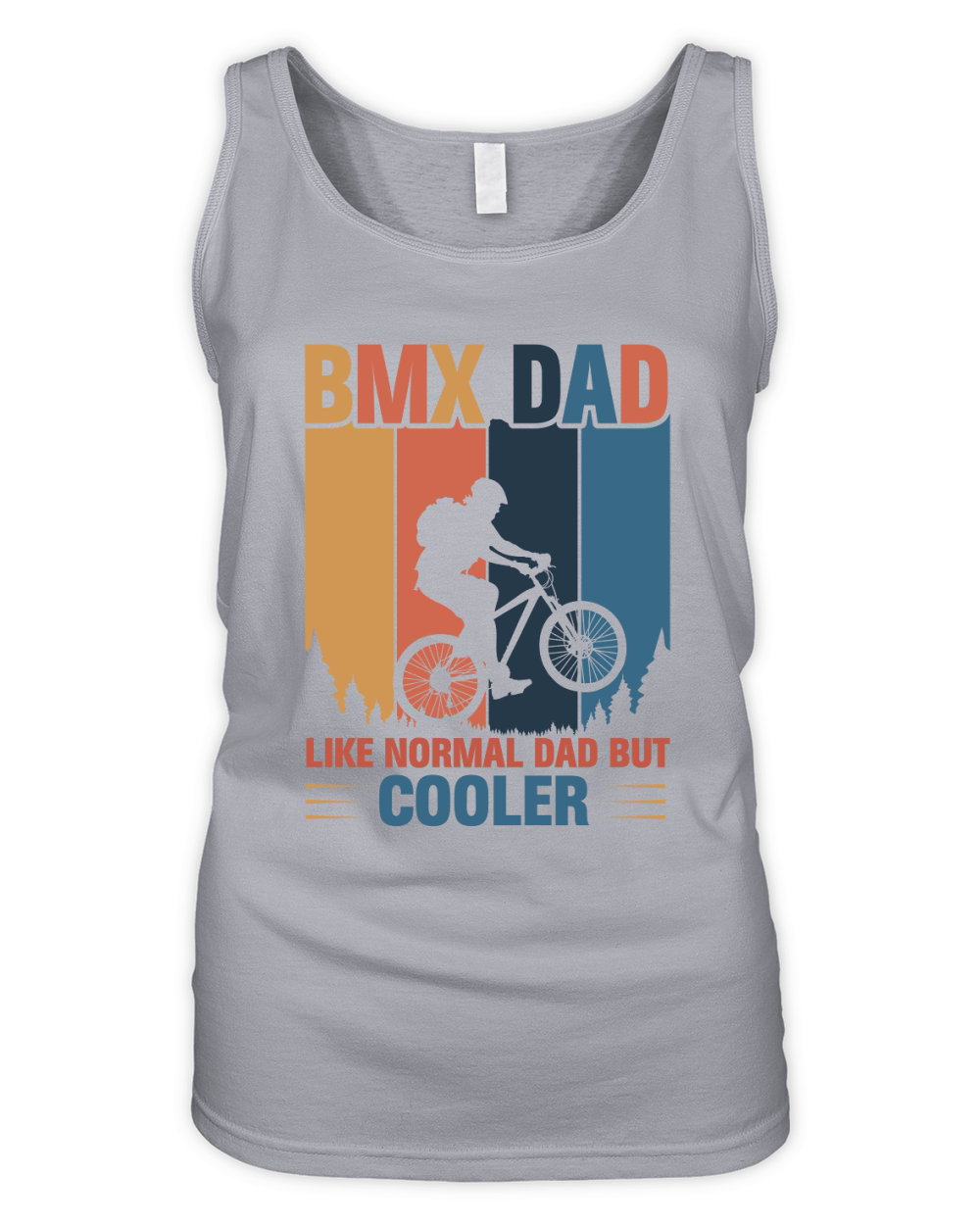 BMX Dad Like Normal Dad But Cooler 02 Organic Women's Tank Top