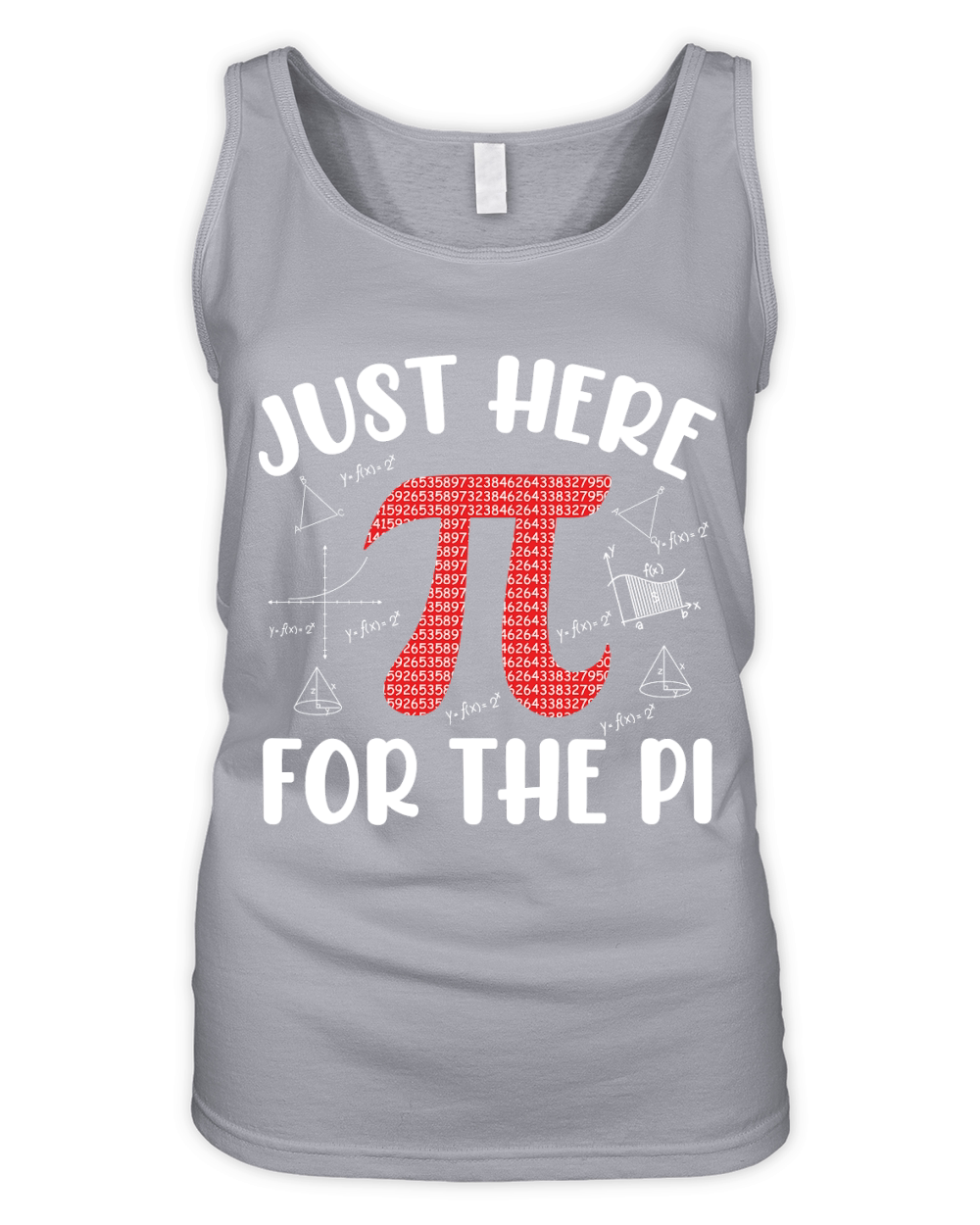 Just here for pi Organic Women's Tank Top