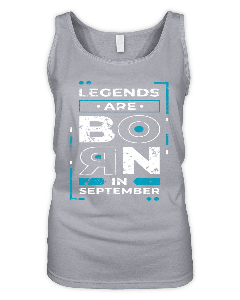 Legend Are Born In September Organic Women's Tank Top