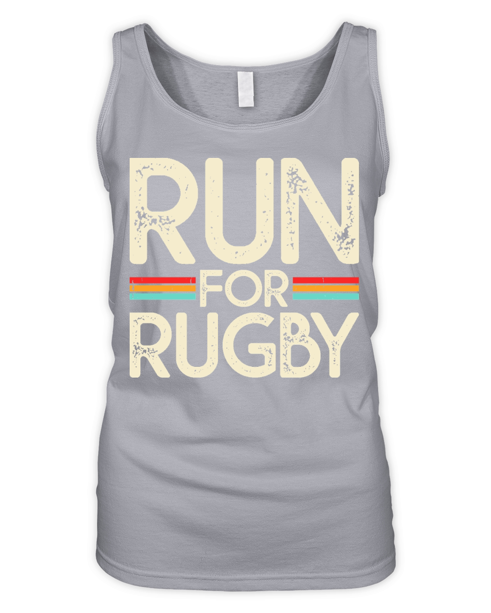 Vintage Rugby Player run for rugby Organic Women's Tank Top