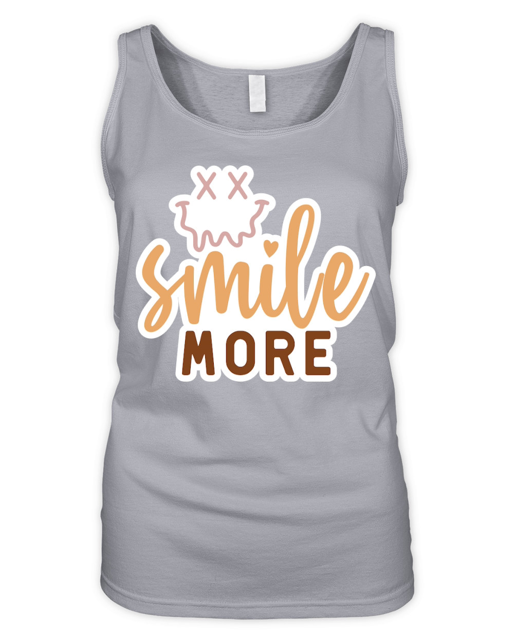 XX smile more Organic Women's Tank Top