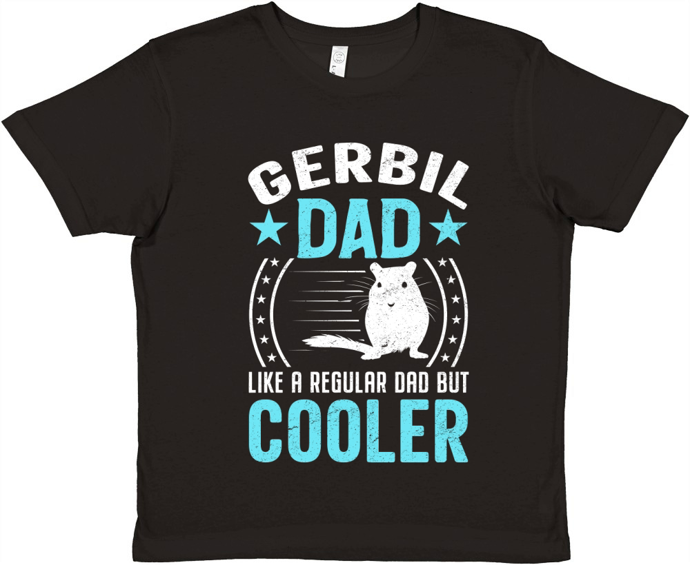 Gerbil dad like a regular dad but cooler (4) Premium Kids Crewneck T-shirt