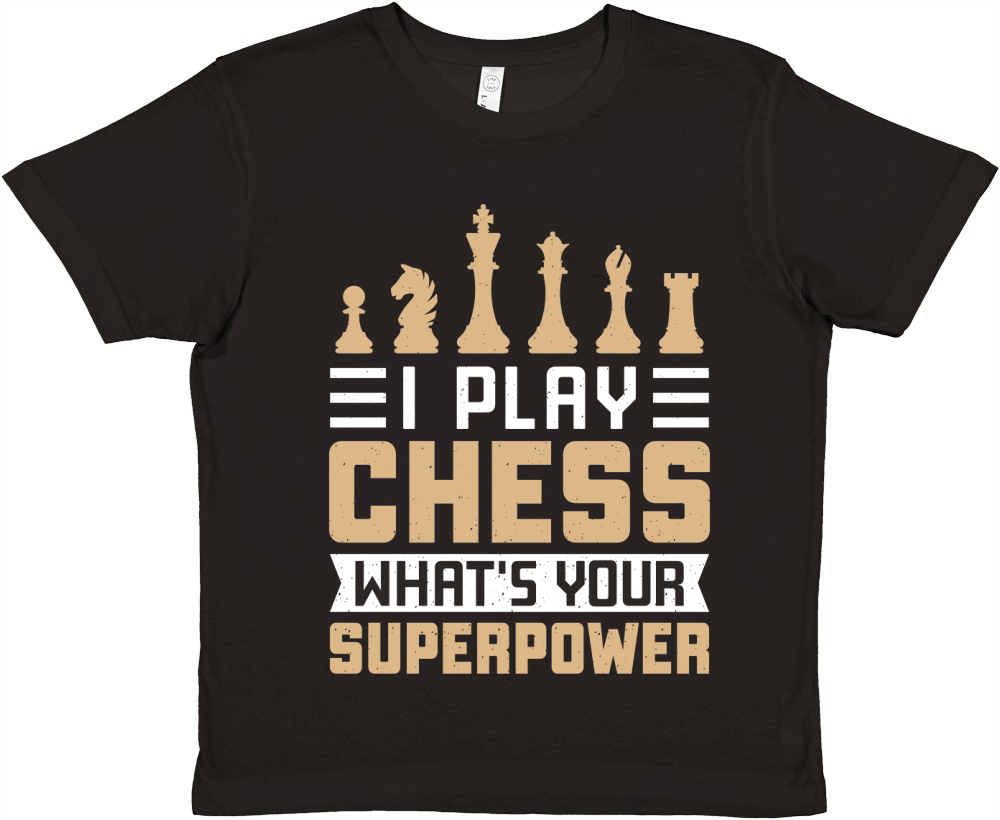 I play chess whats your superpower Premium Kids Crewneck T-shirt