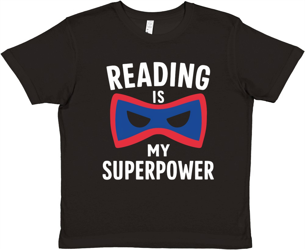 reading my superpower Premium Kids Crewneck T-shirt