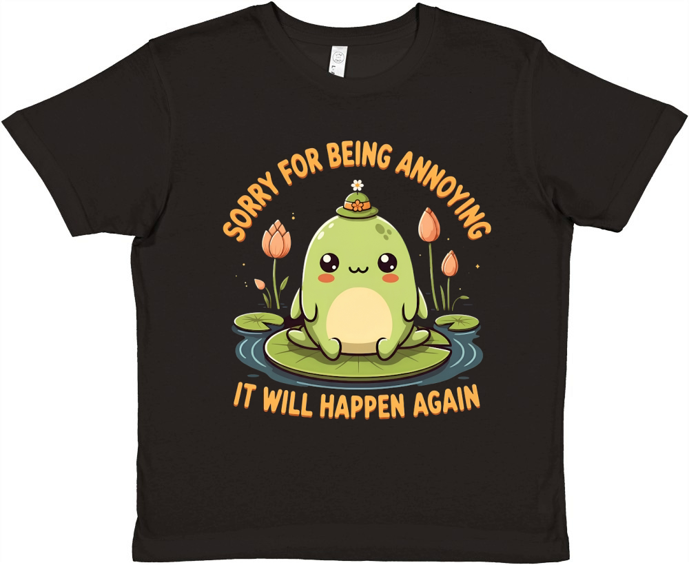 Sorry For Being Annoying It Will Happen Again Premium Kids Crewneck T-shirt