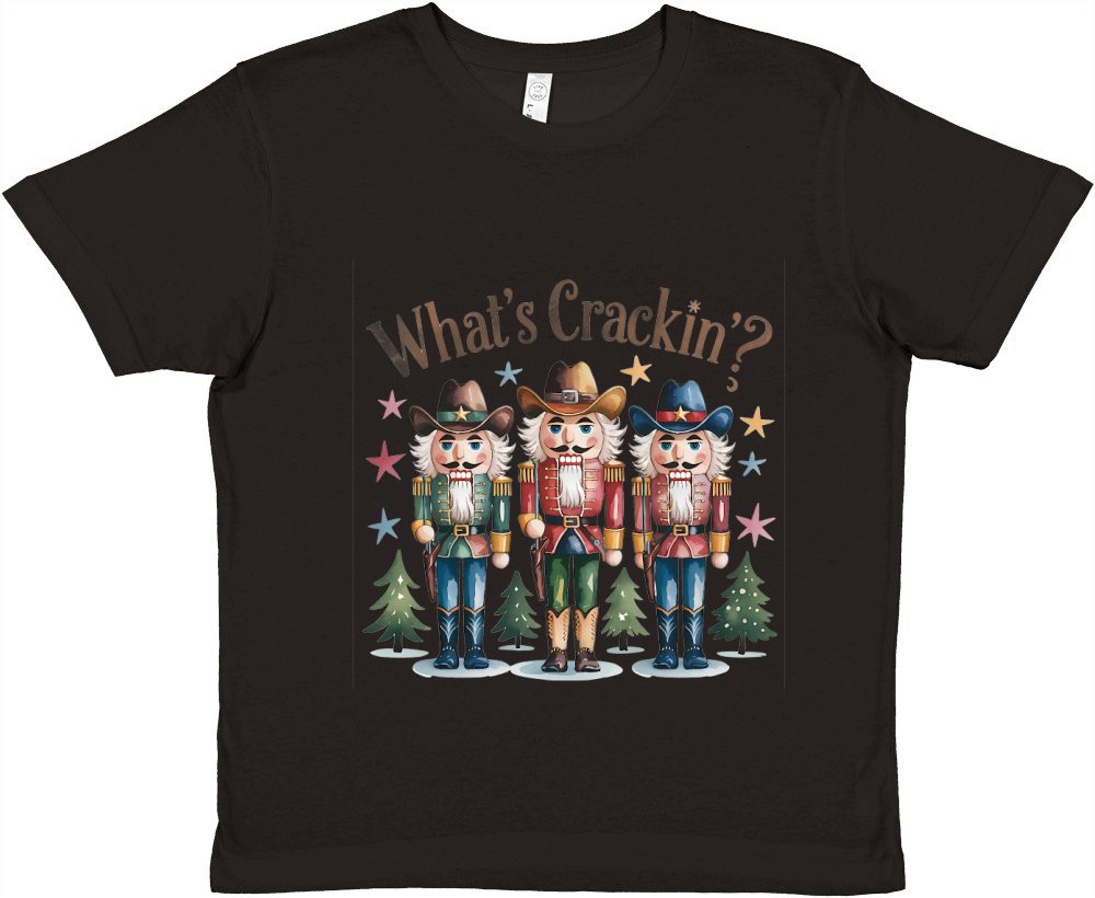 Whats Crackin Vintage Christmas 02 Premium Kids Crewneck T-shirt