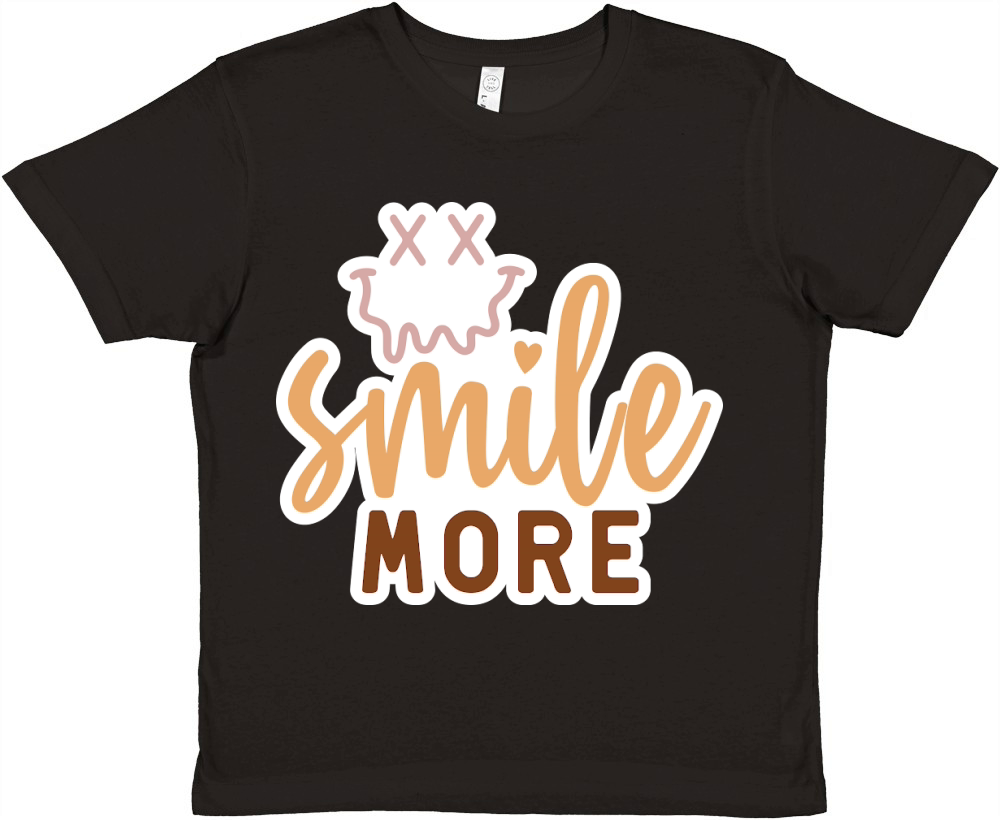 XX smile more Premium Kids Crewneck T-shirt
