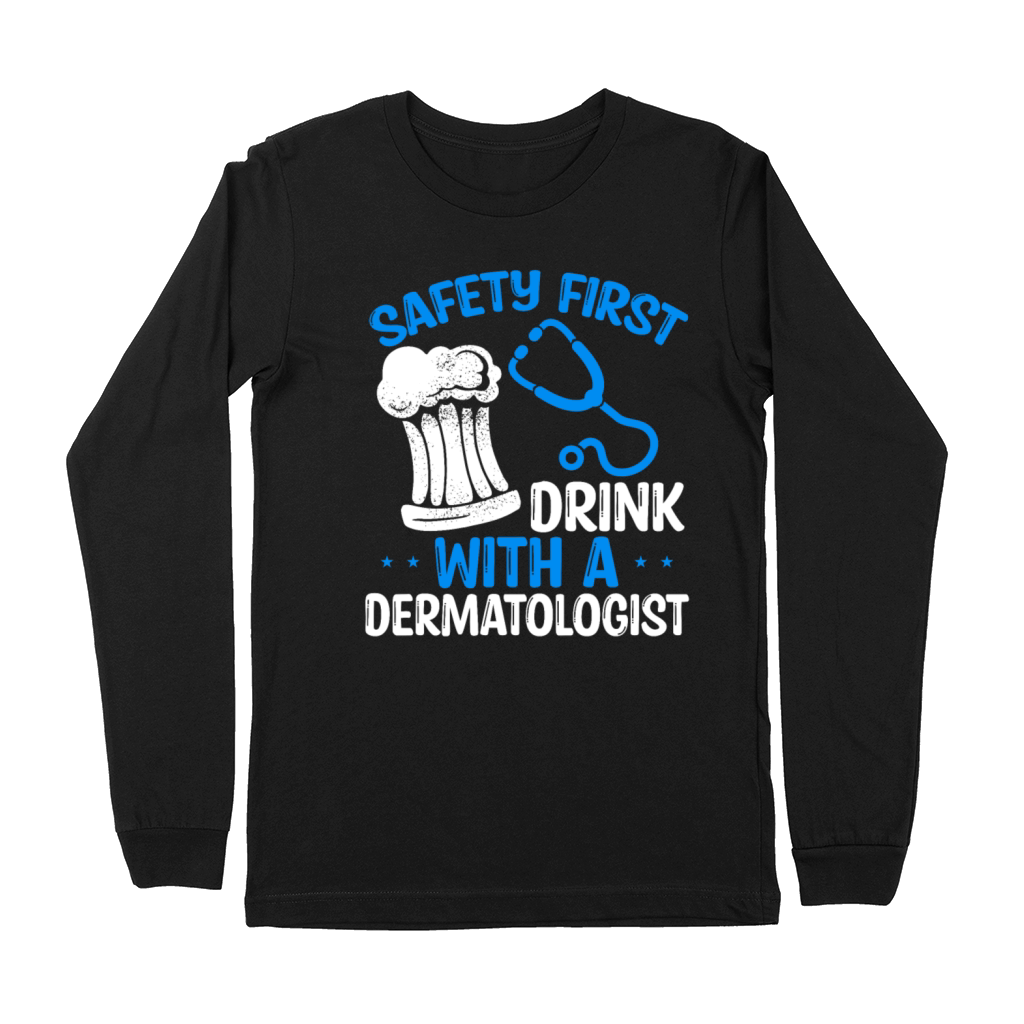 Funny Dermatologist Humor Doctor Accessoires Premium Long Sleeve