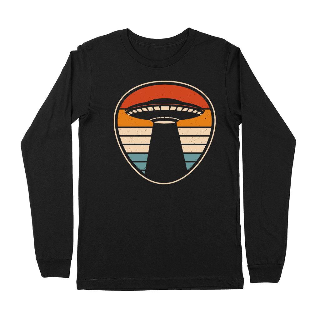 Vintage UFO Alien 12 Premium Long Sleeve