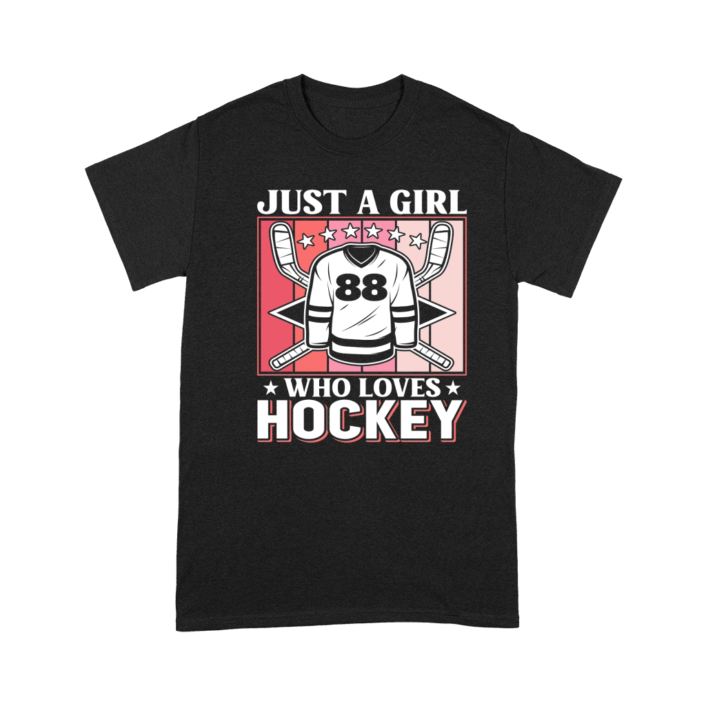 Just a Girl who Loves Hockey Premium T-shirt