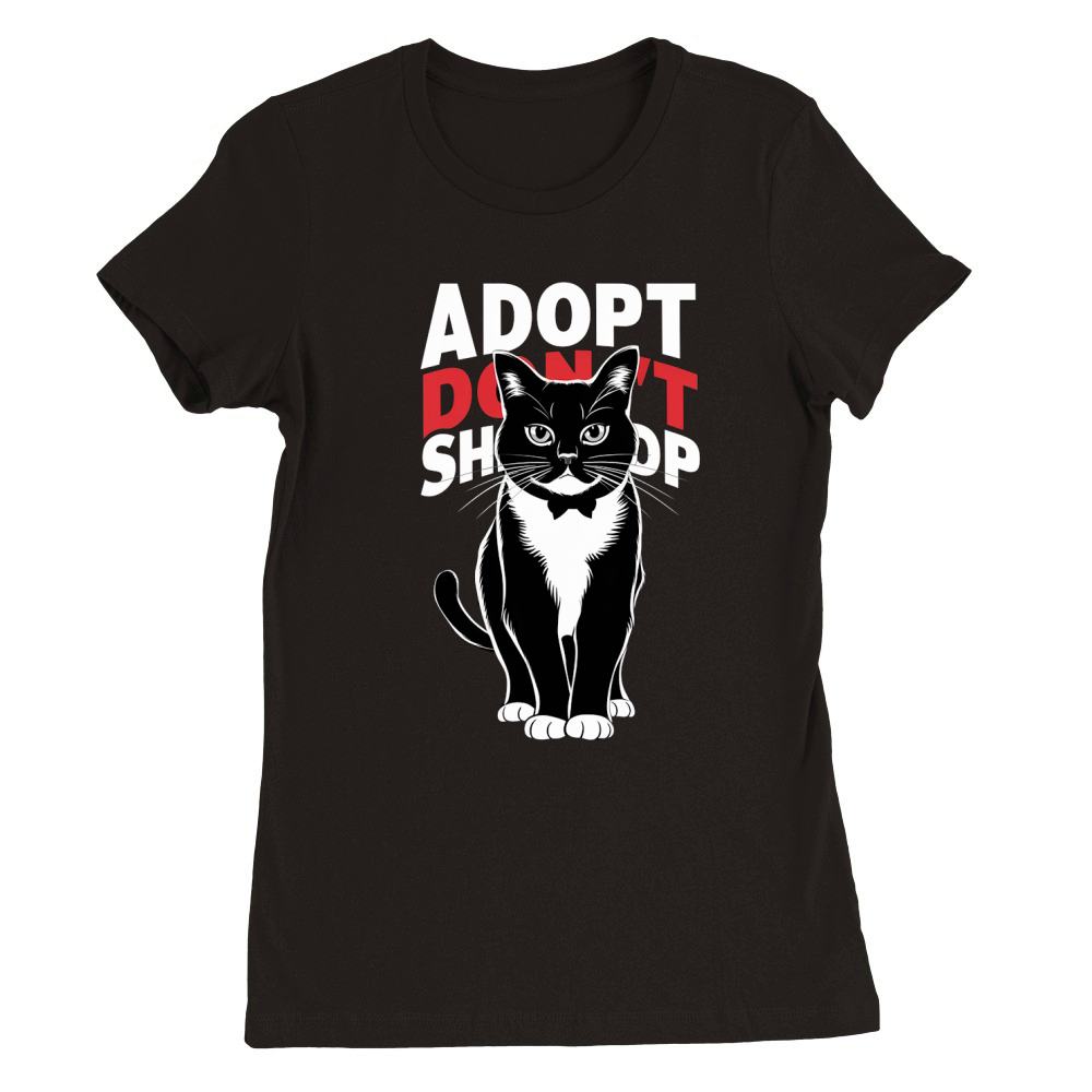 Adopt dont Premium Womens Crewneck T-shirt
