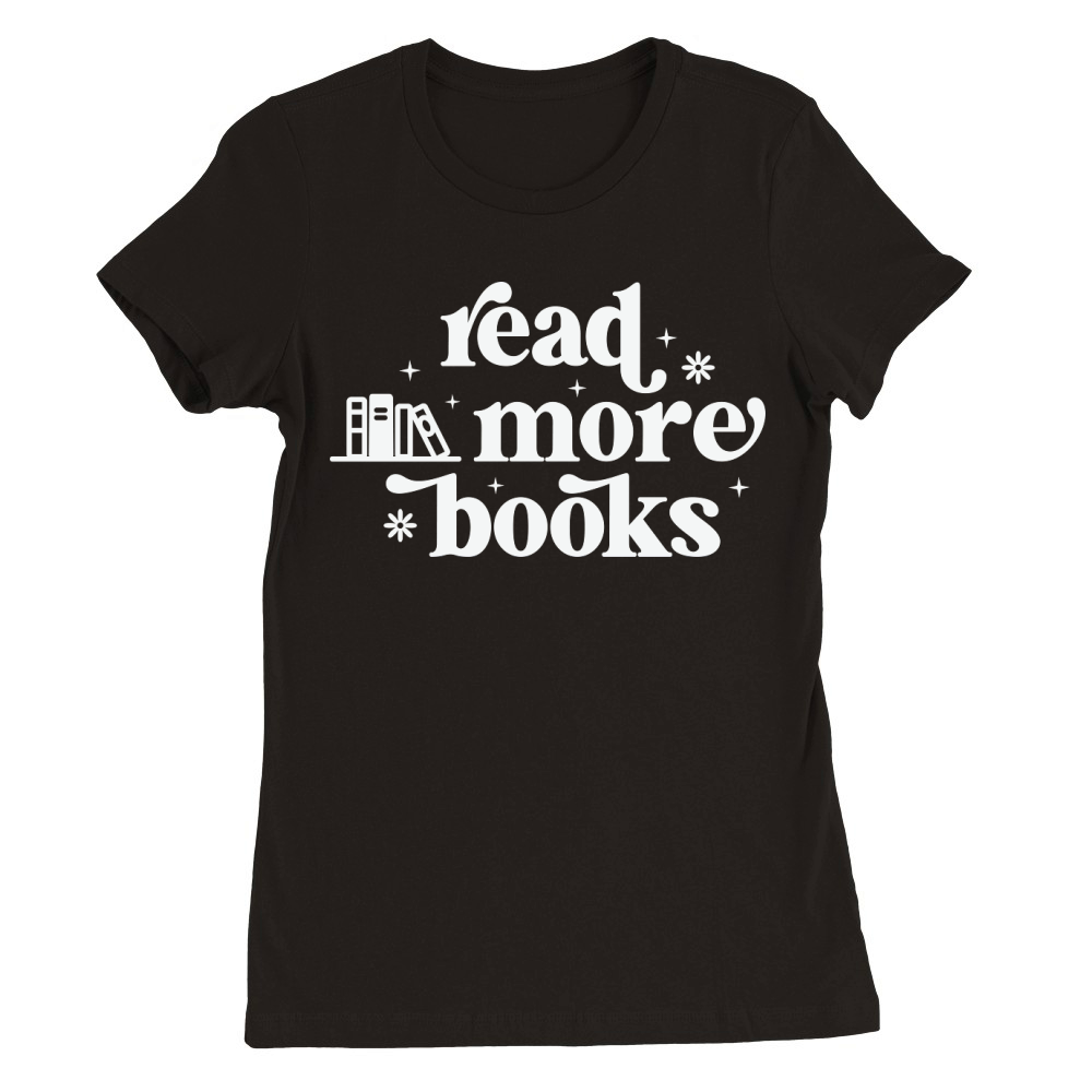 Read More Books 3White Premium Womens Crewneck T-shirt
