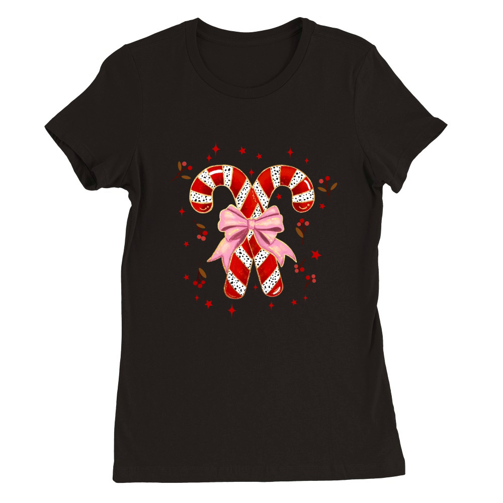 XmasCandyC3 Premium Womens Crewneck T-shirt