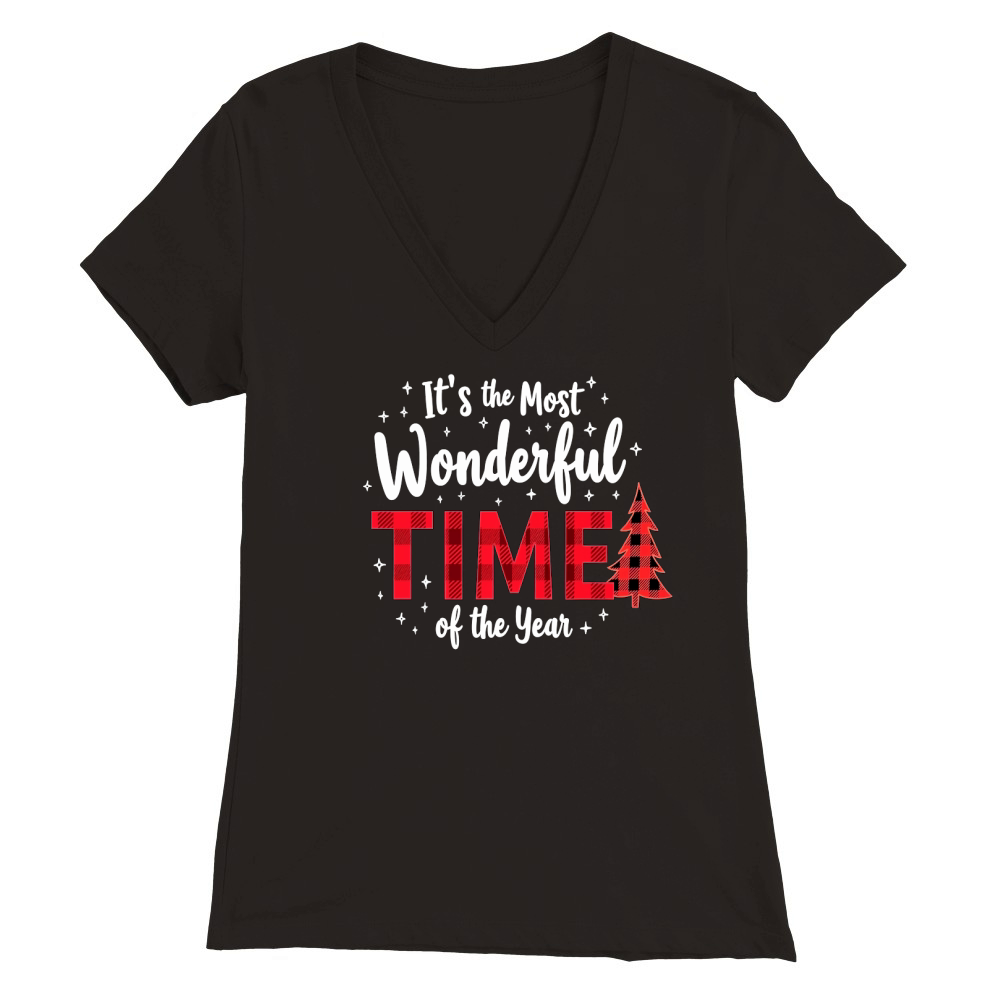 Its the most wonderful time of the year 3 Premium Womens V-Neck T-shirt