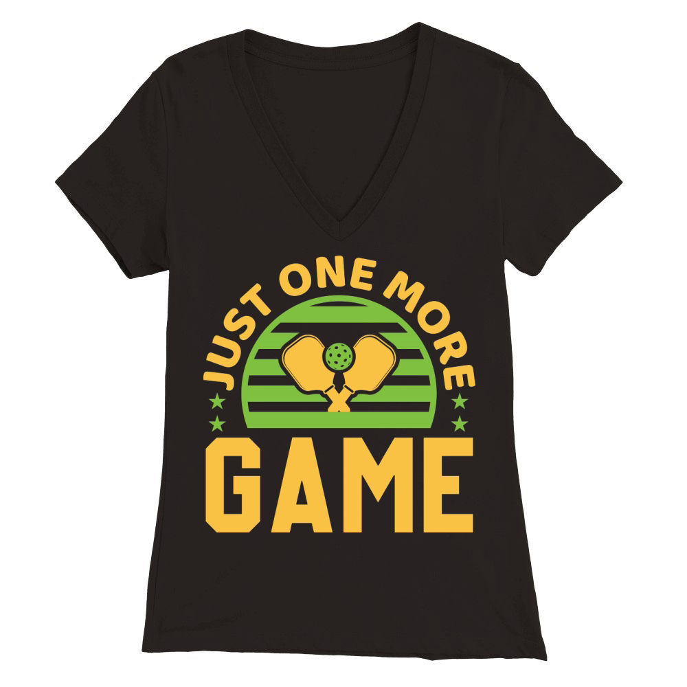 Just One More Game 05 Premium Womens V-Neck T-shirt