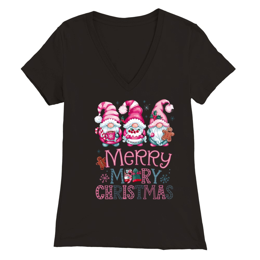 Merry christmas 34 03 Premium Womens V-Neck T-shirt
