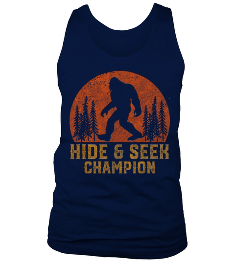 Bigfoot Undefeated Hide And Seek Champion Tank Top Unisex