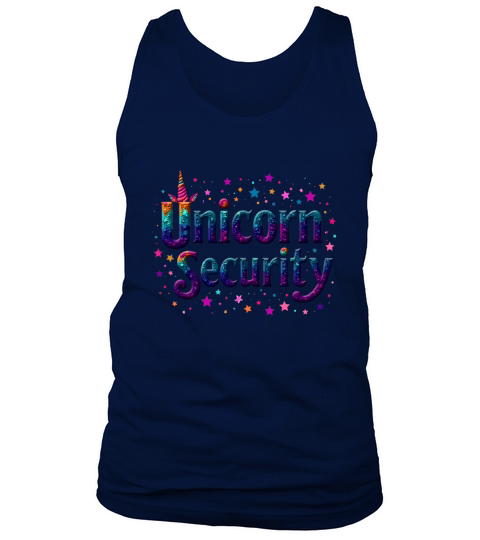 Cute Colorful Unicorn Security Tank Top Unisex