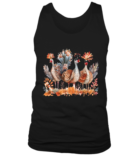 Thanksgiving Funny Turkey 17 Tank Top Unisex