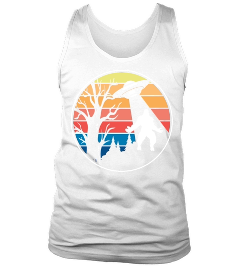 Vintage UFO Alien Bigfoot 2 Tank Top Unisex