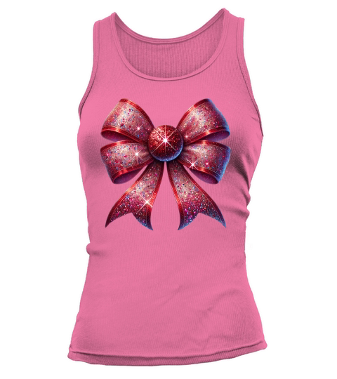 Christmas Coquette Bow 9 06 Tank top Woman