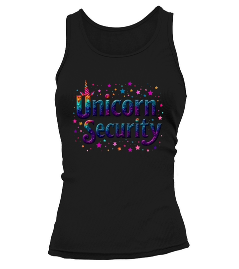 Cute Colorful Unicorn Security Tank top Woman