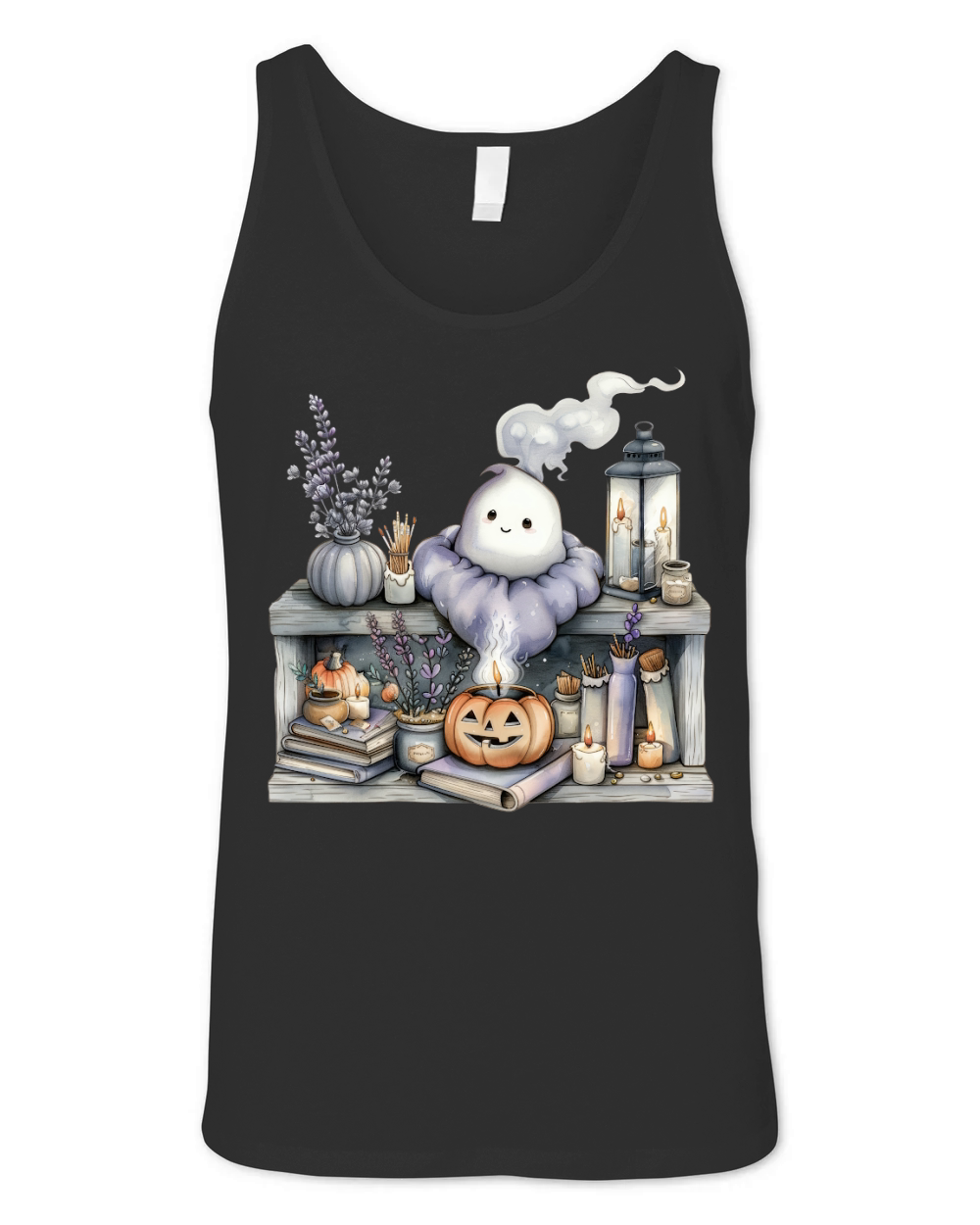 cute spooky book2 (2) OK Unisex Jersey Tank